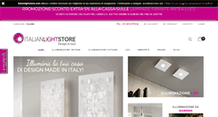 Desktop Screenshot of italianlightstore.com