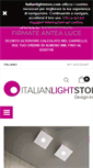 Mobile Screenshot of italianlightstore.com